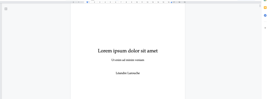 How to format book template